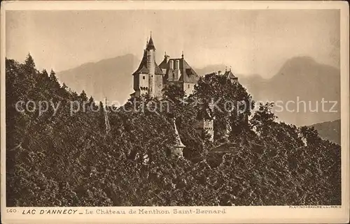 Annecy Haute Savoie Chateau de Menthon Saint Bernard Kat. Annecy