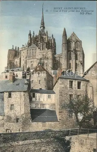 Mont Saint Michel Abbaye Remparts Kloster Kat. Pontorson