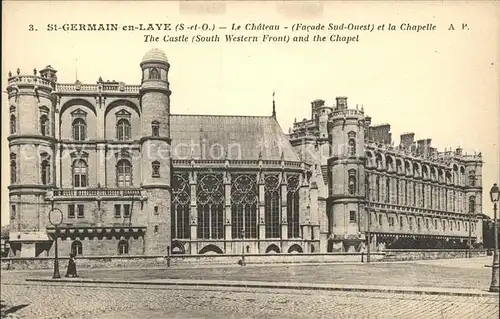 Saint Germain en Laye Chateau Chapelle Kat. Saint Germain en Laye