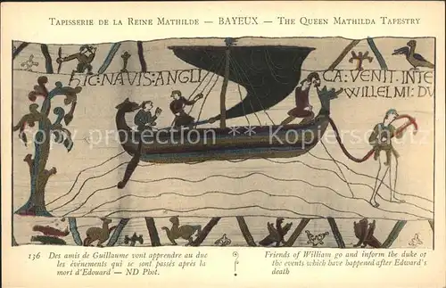 Bayeux Tapisserie de la Reine Mathilde Histoire Kat. Bayeux