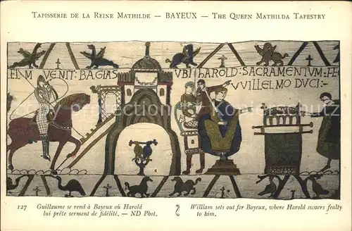 Bayeux Tapisserie de la Reine Mathilde Histoire Kat. Bayeux