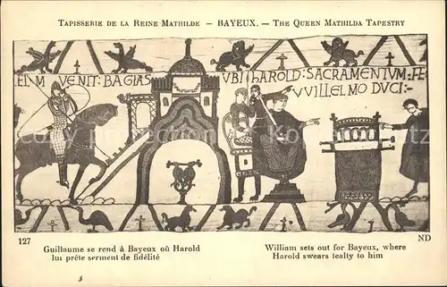 Bayeux Tapisserie de la Reine Mathilde Histoire Kat. Bayeux