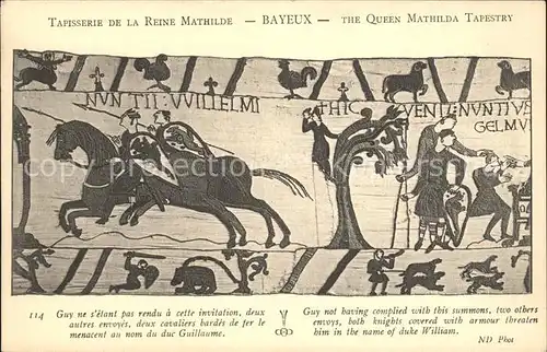 Bayeux Tapisserie de la Reine Mathilde Histoire Kat. Bayeux