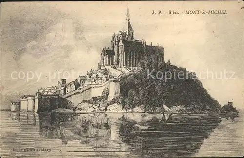 Mont Saint Michel Abbaye Kat. Pontorson