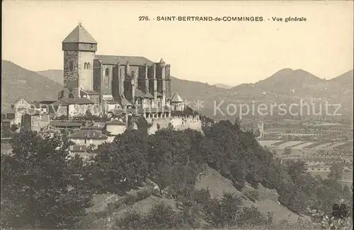Saint Bertrand de Comminges Vue generale Basilique Kat. Saint Bertrand de Comminges