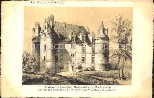 Le Vieil Bauge Chateau de Landifer XVI siecle Kat. Le Vieil Bauge