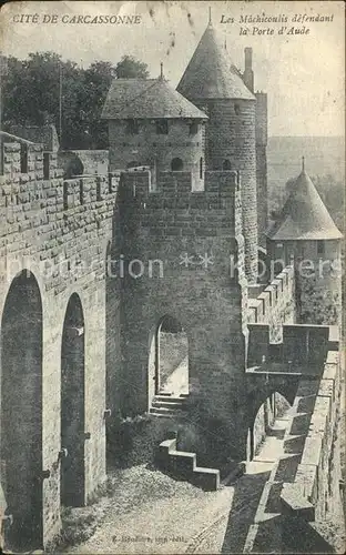 Carcassonne Porte d Aude Cite Festung Kat. Carcassonne