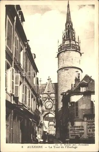 Auxerre Tour de l Horloge Kat. Auxerre