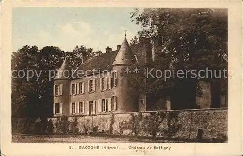 Gacogne Chateau de Raffigny Kat. Gacogne