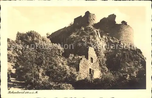 Hohentwiel Ruine Kat. Singen (Hohentwiel)