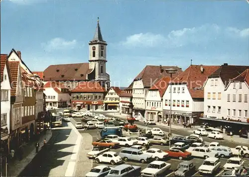 Bad Neustadt Marktplatz Autos Kat. Bad Neustadt a.d.Saale