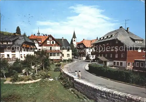 Altglashuetten Dorfpartie Kat. Feldberg (Schwarzwald)