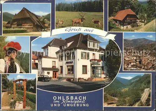 Ohlsbach Gasthaus Pension zum Rebstock Kat. Ohlsbach Kinzigtal