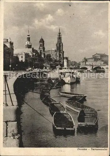 Dresden Terrassenufer Kat. Dresden Elbe