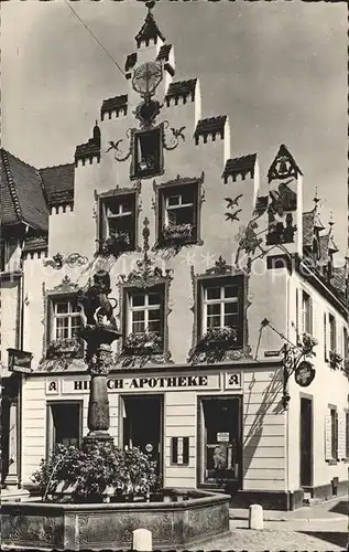 Offenburg Hirsch Apotheke Kat. Offenburg