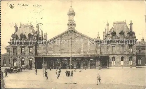 Roubaix La Gare Bahnhof Kat. Roubaix