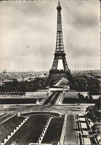 Paris Tour Eiffel et Pont d Ilena Kat. Paris