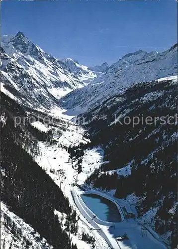 Pigne d Arolla Vue aerienne du val d Anniviers Besso Walliser Alpen Kat. Pigne d Arolla