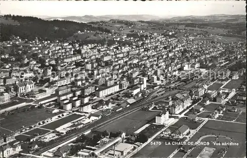 La Chaux de Fonds Vue aerienne Kat. La Chaux de Fonds