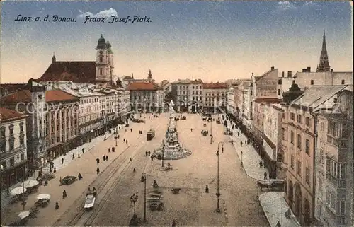 Linz Donau Franz Josef Platz Kat. Linz