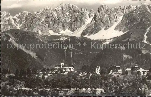 Innsbruck Hungerburg mit Nordkettenbahn Hotel Mariabrunn Kat. Innsbruck