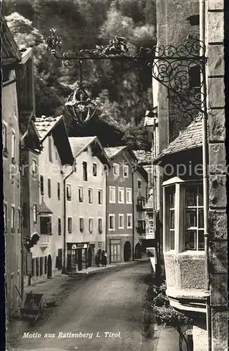 Rattenberg Tirol Strassenpartie Kat. Rattenberg