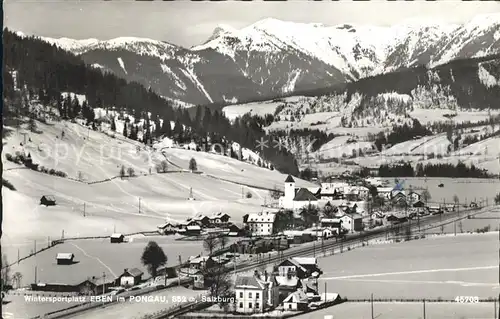 Eben Pongau Panorama Kat. Eben im Pongau