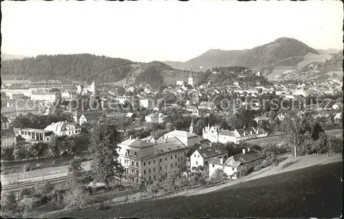 Bruck Mur Steiermark mit Maedchenpensionat und Liechtensteinschloessl Kat. Bruck an der Mur