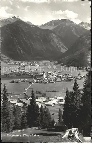 Tannheim Tirol Totalansicht Kat. Tannheim