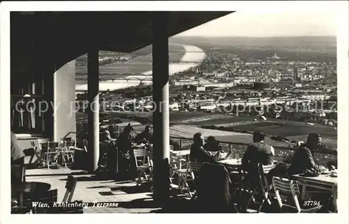 Wien Kahlenberg Terrasse Kat. Wien