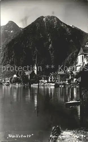 Hallstatt Salzkammergut Teilansicht Kat. Hallstatt