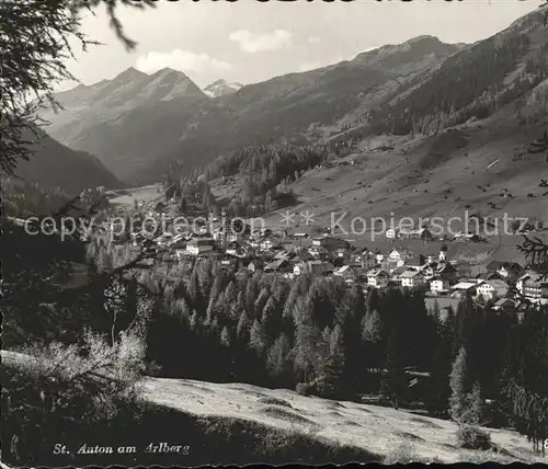 St Anton Arlberg Totalansicht Kat. St. Anton am Arlberg