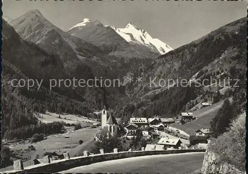 Heiligenblut Kaernten mit Grossglockner Kat. Heiligenblut