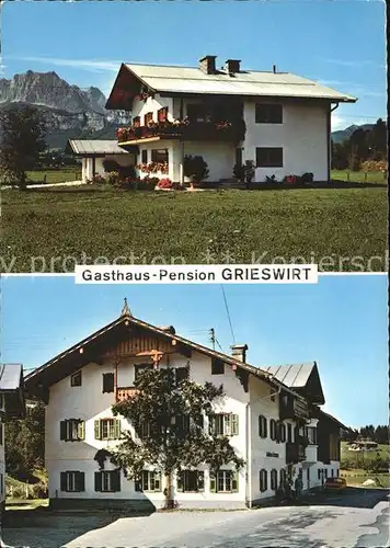 St Johann Tirol Gasthaus Pension Grieswirt Kat. St. Johann in Tirol