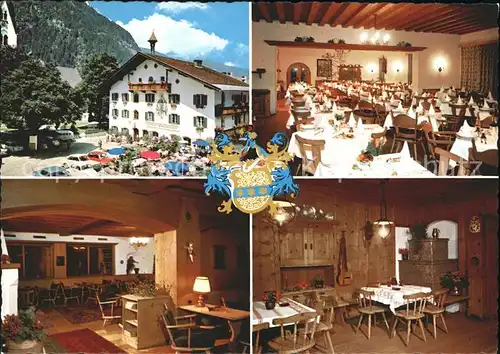 Mayrhofen Zillertal Alpenhotel Kramerwirt Speisesaal Stube Kat. Mayrhofen