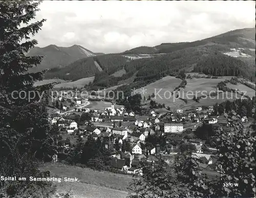 Spital Semmering Steiermark Totalansicht Kat. Spital am Semmering