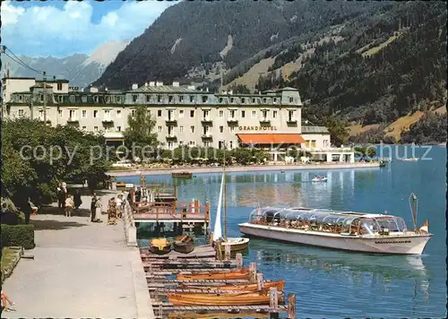 Zell See Promenade Grandhotel Fahrgastschiff / Zell am See /Pinzgau-Pongau