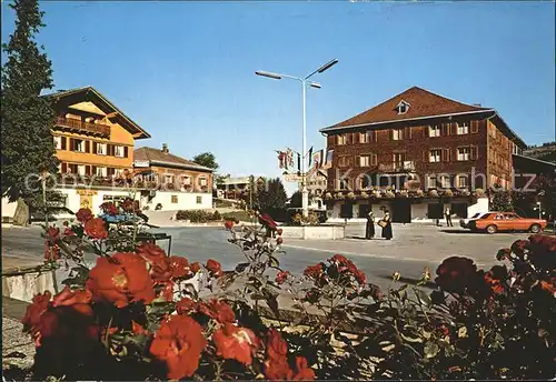 Hittisau Vorarlberg Dorfplatz Kat. Hittisau