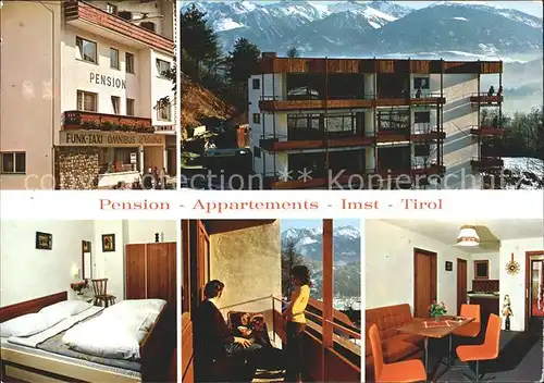 Imst Tirol Pension Appartements Zimmer Balkon Kat. Imst
