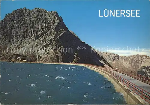 Luenersee Vorarlberg mit Douglasshuette Kat. Vandans