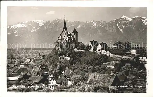 Rankweil Vorarlberg Wallfahrtskirche Alpenpanorama Kat. Rankweil