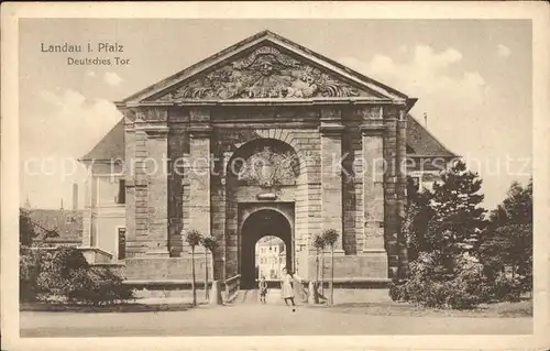 Landau Pfalz Deutsches Tor Kat. Landau in der Pfalz