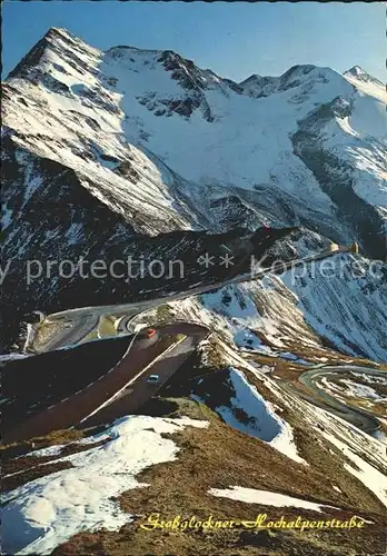 Heiligenblut Kaernten Grossglockner Hochalpenstrasse Blick von Edelweissspitze Kat. Heiligenblut