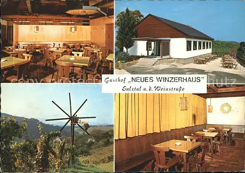 Sulztal Weinstrasse Gasthof Neues Winzerhaus Weingut Kat. Sulztal an der Weinstrasse