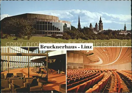 Linz Donau Brucknerhaus Kultur und Kongresszentrum Kat. Linz