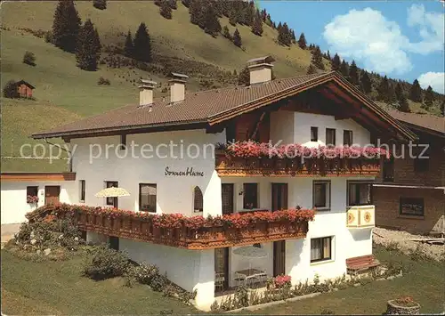 Lermoos Tirol Haus Sonnenblume Pension Ferienwohnungen Kat. Lermoos