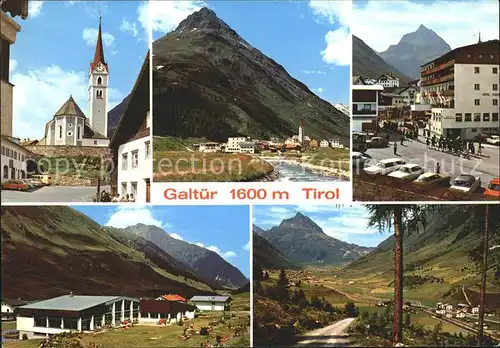 Galtuer Tirol Teilansichten Kirche Ballunspitze Kat. Galtuer