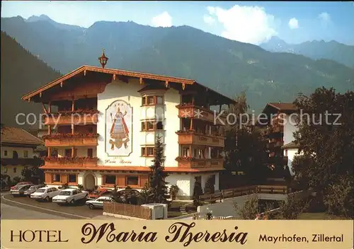 Mayrhofen Zillertal Hotel Maria Theresia Alpenblick Kat. Mayrhofen