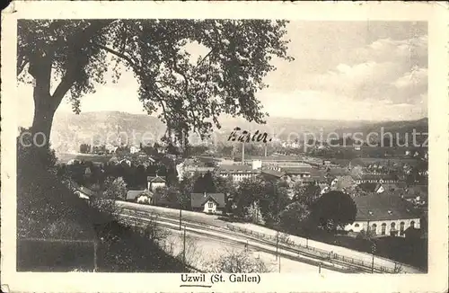 Uzwil Blick ueber die Stadt Kat. Uzwil