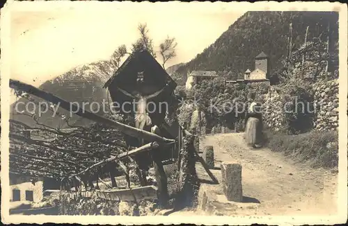 Merano Suedtirol Castello di Tirolo presso Merano Kat. Merano